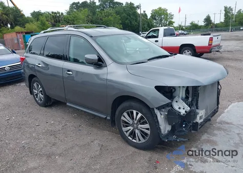2018 Nissan Pathfinder S из США, поврежденный, VIN 5N1DR2MN5JC657803